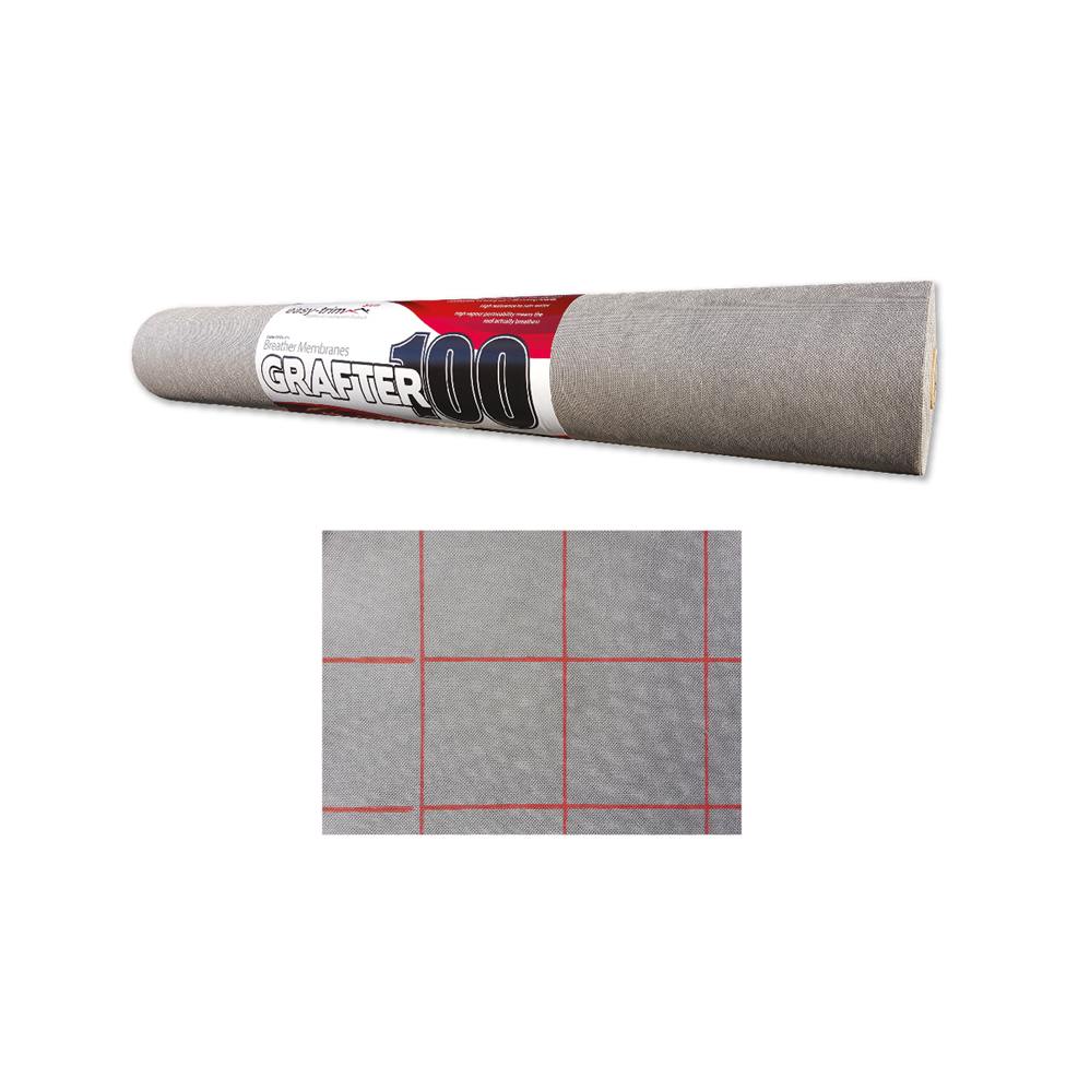 1.5m x 50m Grafter Breather Membrane 99g/sqm