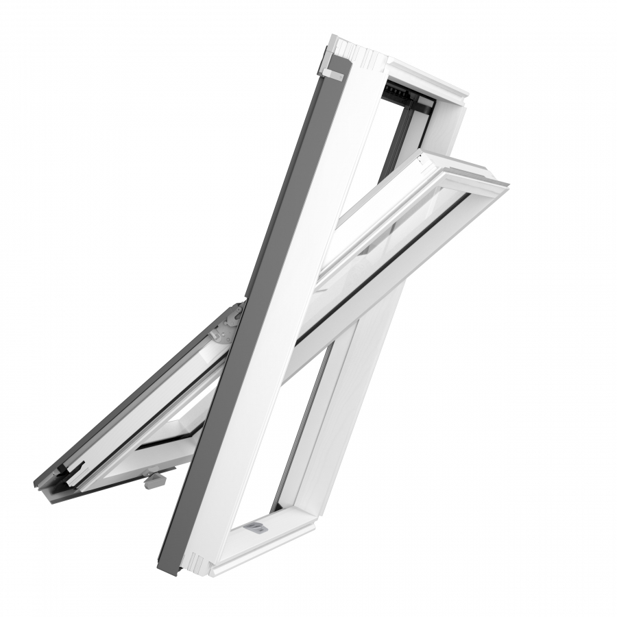 RoofLITE+ SOLID WHITE Roof Window Bundle