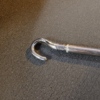 1500mm Fixed Crank Handle Pole - Chrome