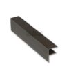 Aluminium F-Section For 25mm Polycarbonate Sheet - Brown