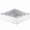 Coxdome Classic Square Flat Roof Dome - Fixed Pyramid