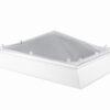Coxdome Classic Rectangular Flat Roof Dome - Fixed Pyramid