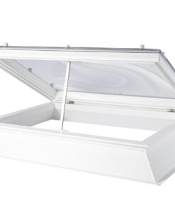 Coxdome Classic Square Flat Roof Dome - Electric