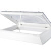 Coxdome Classic Rectangular Flat Roof Dome - Electric