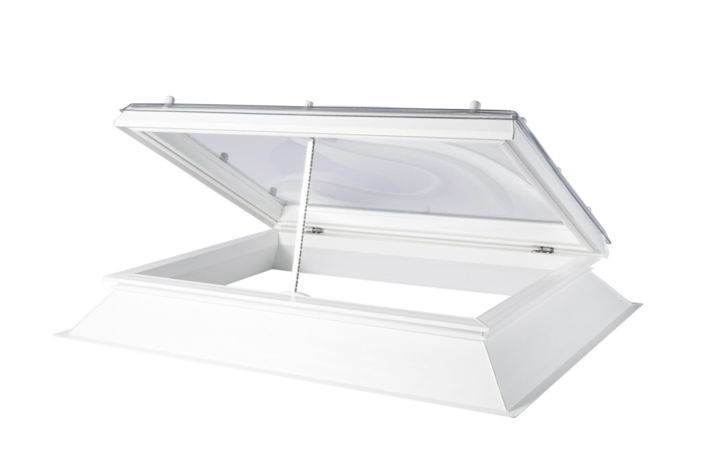 Coxdome Classic Rectangular Flat Roof Dome - Electric Pyramid - Roofing ...
