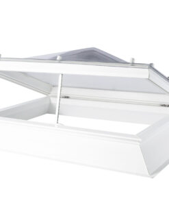 Coxdome Classic Square Flat Roof Dome - Electric Pyramid
