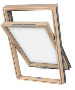 Dakea Opaque Centre Pivot Roof Window Pine Finish