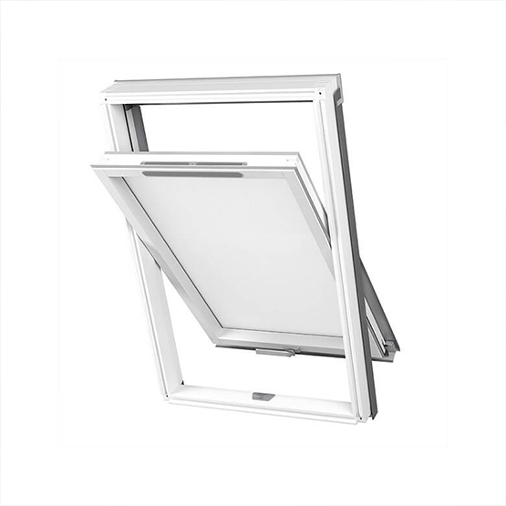 Dakea Opaque Centre Pivot Roof Window White Painted Finish