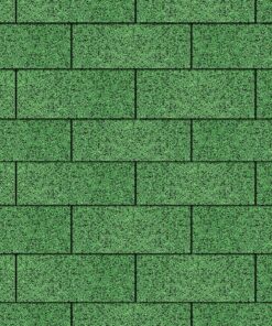 3-TAB Bitumen Roofing Shingles Green